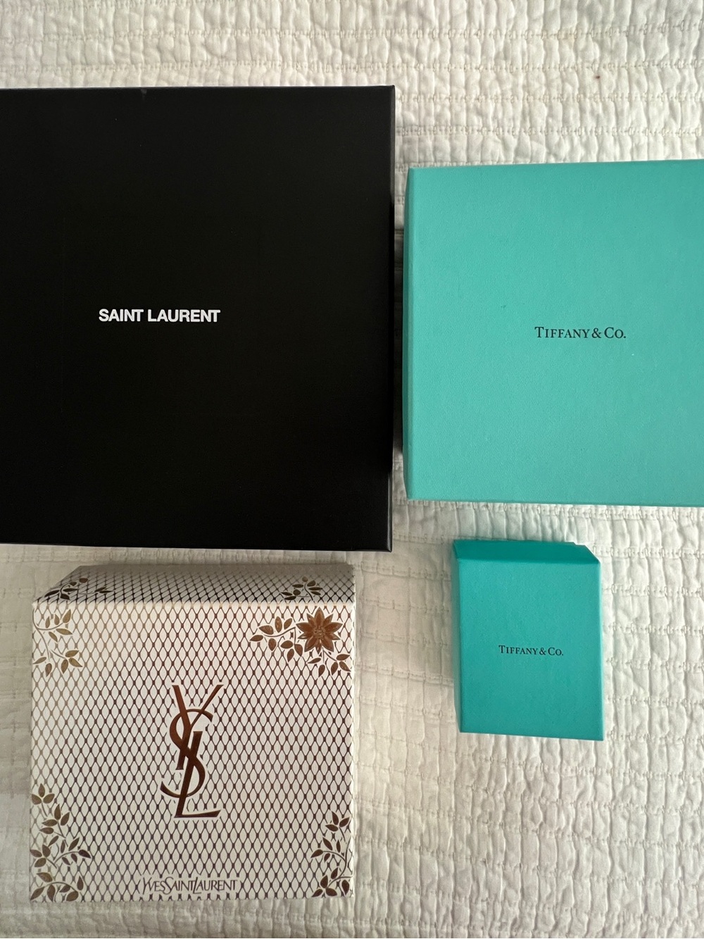 Saint Laurent & Tiffany Blue Gift Box Set